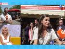 La reina Letizia ve el micrófono de Antena 3 en la Feria del Libro, se acerca y su frase final deja a Susanna Griso así
