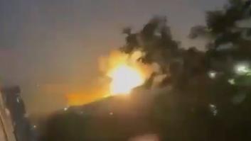 El momento en el que Israel lanza el ataque a Irán bombardeándolo